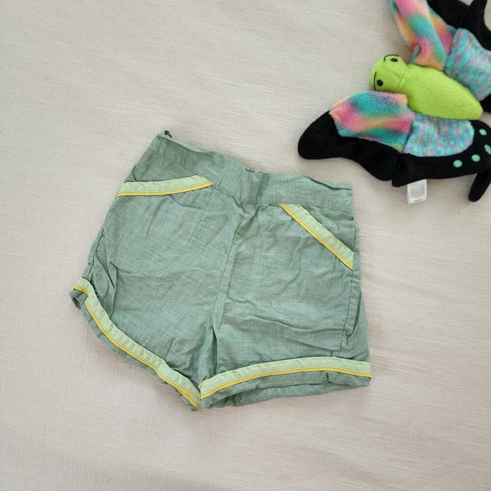 Vintage Green Lightweight Shorts 4t
